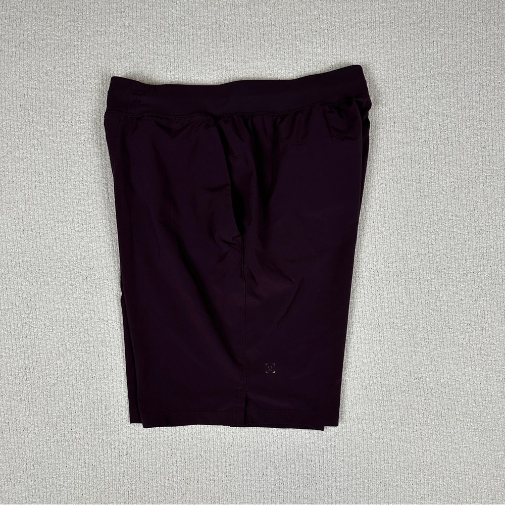 Lululemon Athletica Plum T.H.E. Lined Athletic Shorts 9” Inseam - Picture 3 of 5